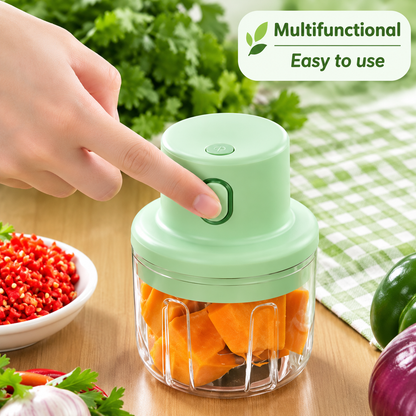 250ml USB Rechargeable Mini Food & Vegetable Chopper